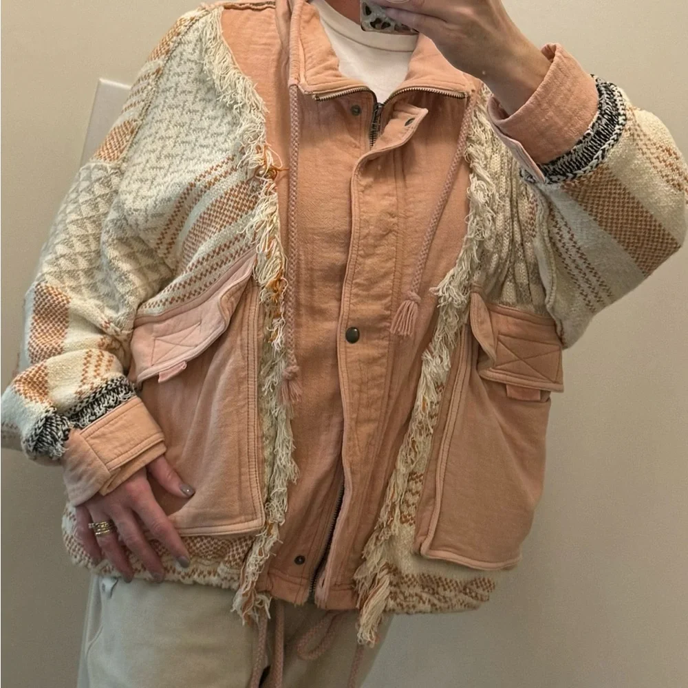 COPY - Free People rare sweater fringe jacket. - Picture 8 of 8